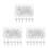 180 Pcs Plastic Head Twisted Nail Fixed Sheet Transparent For Home 9