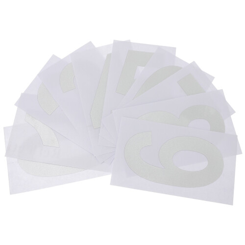 2 Count Reflective Mailbox Numbers Stickers Mailboxes For Outside