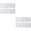2 Count Reflective Mailbox Numbers Stickers Mailboxes For Outside 6