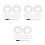 60Pcs Plastic Baby Hanger Dividers for Closet Sorting 9