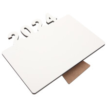 4Pcs White Sublimation Blank Photo Frames DIY Graduation Craft