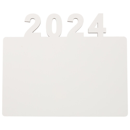 4Pcs White DIY Graduation Sublimation Picture Frames for Crafts 2