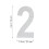 2 Count Reflective Mailbox Numbers Stickers Mailboxes For Outside 11