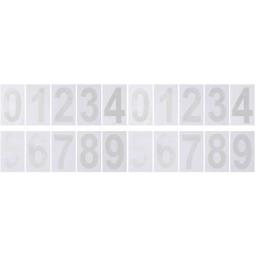 2 Count Reflective Mailbox Numbers Stickers Mailboxes For Outside 1