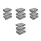 12Pcs Grey Foldable Clothes Storage Bags for Home Use 5