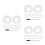 60Pcs Plastic Baby Hanger Dividers for Closet Sorting 8