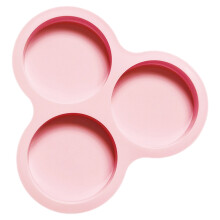 4Pcs Silicone Egg Molds Pink Muffin Pan Air Fryer Friendly Bakeware