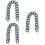 3pcs Bag Chain Acrylic Jewelry Plastic 7
