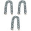 3pcs Bag Chain Acrylic Jewelry Plastic 3