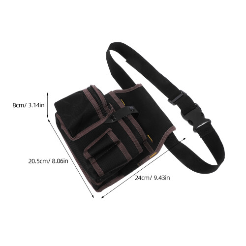 2 Pack Technicians Tool Bag Multifunctional Electrician Pouch Storage 1