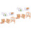 2 Sets Rotating Letter Blocks Flash Cards Learning Toys 4