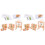 2 Sets Rotating Letter Blocks Flash Cards Learning Toys 2