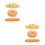 6Pcs Lifelike PU Bread Model Orange Creative Bakery Photo Props 7