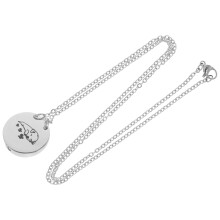 4Pcs Metal Urn Necklace for Ashes Silver Durable Memorial Keepsake