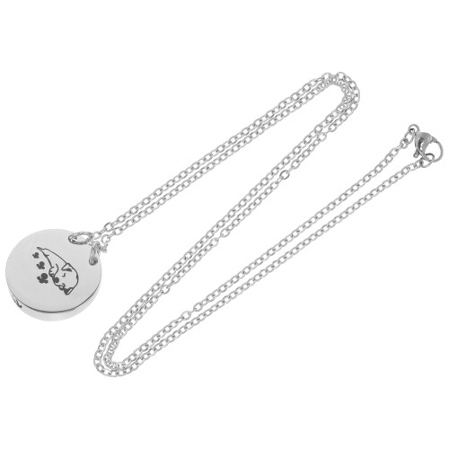 4Pcs Metal Urn Necklace for Ashes Silver Durable Memorial Keepsake