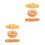 6Pcs Lifelike PU Bread Model Orange Creative Bakery Photo Props 5