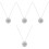 4Pcs Metal Urn Necklace for Ashes Silver Durable Memorial Keepsake 5