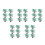 30Pcs Removable Green Plastic Model Trees for Train Layout Decor 3