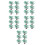 30Pcs Removable Green Plastic Model Trees for Train Layout Decor 2