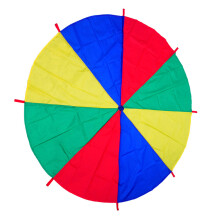 5Pcs Lightweight Rainbow Parachute for Kids Outdoor Recreation Game