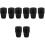 200Pcs Black Plastic Net Pots Hydroponic Planting Baskets for Roots 5