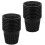 200Pcs Black Plastic Net Pots Hydroponic Planting Baskets for Roots 3