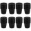 200Pcs Black Plastic Net Pots Hydroponic Planting Baskets for Roots 7