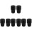 200Pcs Black Plastic Net Pots Hydroponic Planting Baskets for Roots 4