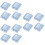 12 Pcs Waterproof Box 86 Type Wall Switch Socket Panel Protector 8