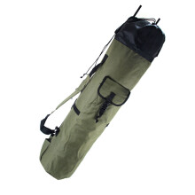 2Pcs Green Fishing Rod Bags Polyester Multi-Pocket Durable Organizer
