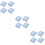 12 Pcs Waterproof Box 86 Type Wall Switch Socket Panel Protector 10