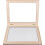 5Pcs Handcrafted Wood Paper Making Frames with Strong Filter Mesh 1