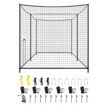 Frappeur-Duoku-10,668x3,2x3,1 m-Tunnel Draagbaar voor Honkbal en Softbal-Binnen- en Buitengebruik
