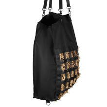 Heinäpussi hevosille-Duoku-55x18,5x64 cm-Verkko 4,6x4,6 cm-PVC-pinnoitettu Oxford-kangas