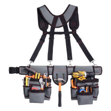 Cinto Porta-ferramentas com Alças-Duoku-22 Bolsos-Bolsa para Carpinteiro-Tamanho Ajustável de 81 a 173 cm