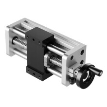 Guía Lineal con Tornillo de Bola-Duoku-Carrera de 100 mm-para los Ejes XYZ de los Routers CNC-Equipado con un Doble Eje Óptico