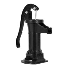 Pompe à eau manuelle pour puits - DUOKU - HC-1006 - Refoulement 7,6 m - Fonte anti-corrosion - Noir