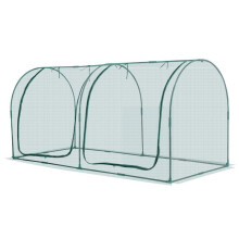 Cage de culture - DUOKU - YJ-FHL005 - 2489x1200x1200 mm - Filet anti-oiseaux - Porte zippée