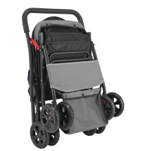 Faltbare Haustierwagen-Duoku-Tragfähigkeit 20 kg-4 Räder mit Hinterbremsen