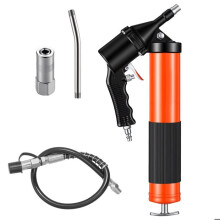 Pistolet à Graisse Pneumatique 400 bar-Duoku-avec Poignée Ergonomique-Capacité de 0,4 L-Tuyau Flexible de 45,7 cm