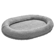 Cama para cachorro e humano - DUOKU - KZ-05 - Espuma de memória ortopédica - Grande 174x118x24 cm - Cinza escuro