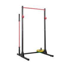 Gaiola para agachamentos - DUOKU - SJ7000F - 28 ganchos em J ajustáveis - Aço 50x50 mm 363 kg - Design compacto