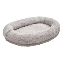 Bed voor hond en mens - DUOKU - KZ-03 - Orthopedisch traagschuim - 132x86x24 cm - Grijs