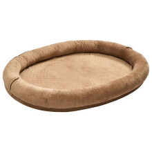 Cama para cachorro e humano - DUOKU - KZ-06 - Espuma de memória ortopédica - 177x123x24 cm - Marrom