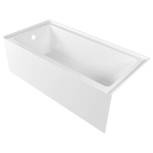 Vasca da bagno ad alcova - DUOKU - D-6030A - Rettangolare 1524x762x508 mm - Acrilico - Scarico a sinistra