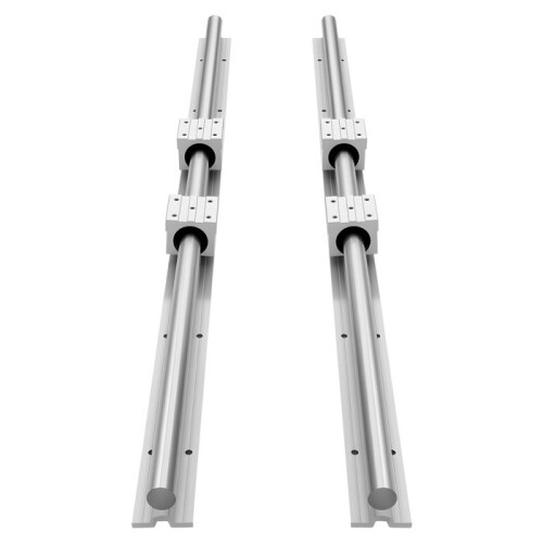 Guide lineari - DUOKU - SBR25-C 1200L - Ø25 mm - 1200 mm - 4 blocchi a sfere