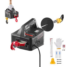 Polipasto Eléctrico Portátil 2 en 1-Duoku-Levante 500 kg-Motor 1500 W-Altura de Levante de 7,6 m-Velocidad de 5 m/min