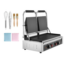 Elektrische panini-grill - DUOKU - YS-813-EU - 3600 W - 48,5x23 cm - Instelling 50-300C