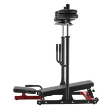 Pressa per Cosce Verticale-Duoku-Capacità di 249,5 kg-Apparecchio per Allenamento-Perc Leg e Cosce in Acciaio al Carbonio