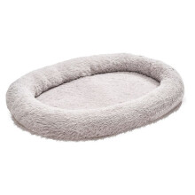 Cama para cachorro e humano - DUOKU - KZ-04 - Cinza - Espuma de memória ortopédica - 171x100x24 cm